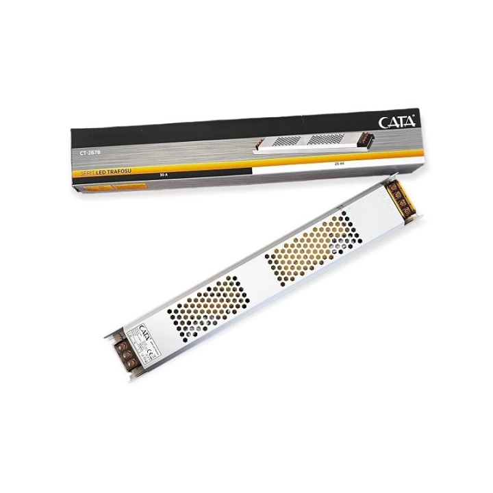 CATA 30A LED TRAFOSU (SÜPER SLİM - FANSIZ) (400w)