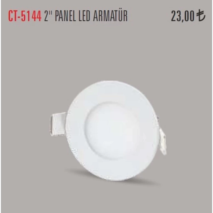 CATA 3W BEYAZ LED PANEL ARMATÜR