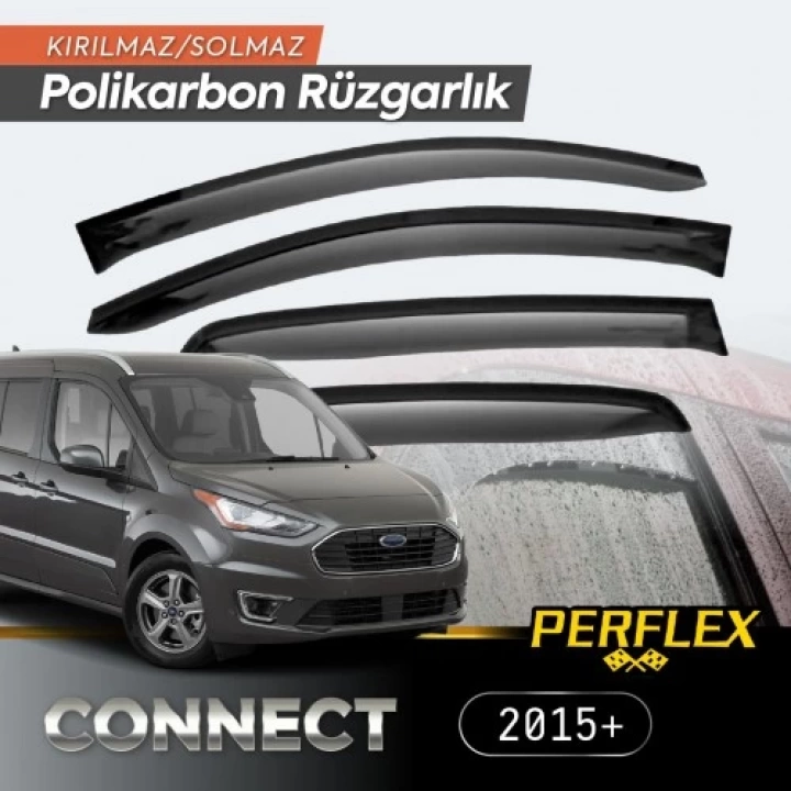 Ford Connect 2015+ Cam Rüzgarlığı V2 Düz