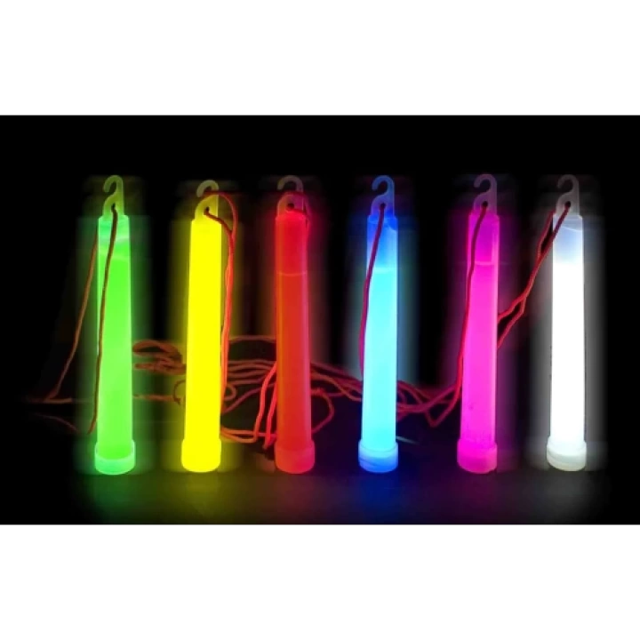 Karanlıkta Yanan Asılabilir İp Aparatlı Glow Stick Lamba Seti 15cm