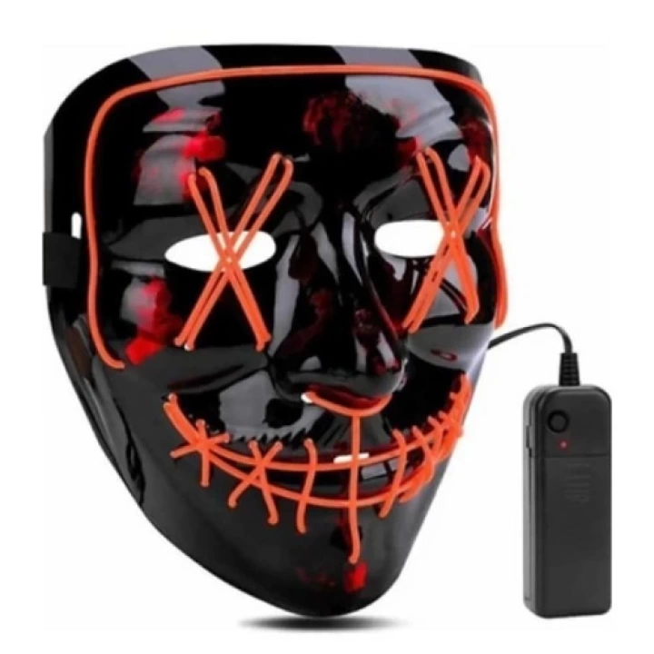 Led Işıklı Yeşil Maske