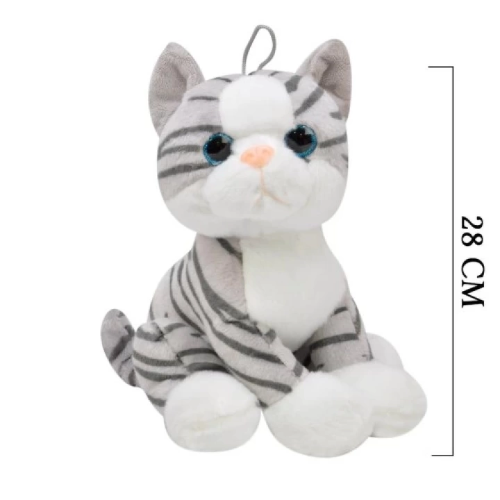 Peluş Oyuncak Kedi 28 Cm