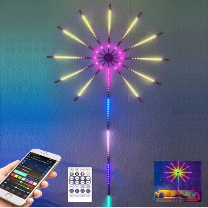 Rgb Firework Led Duvar Lambası