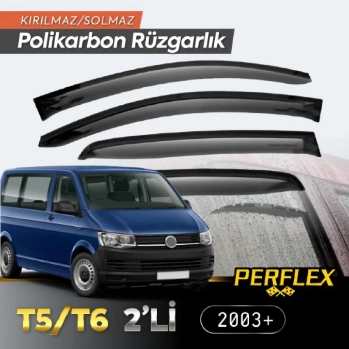 Vw T5/t6 2li 2003+ Cam Rüzgarlığı V2 Mugen