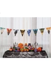 Cadılar Bayramı Halloween Flama Bayrak Banner Süs 8 Li