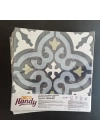 Decohandy  Pvc Duvar Karosu 30x30cm 4lü Paket - Çini Desen  0,36m2