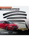 Honda Civic 2016+ Cam Rüzgarlığı V2 Mugen