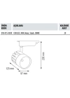 HOROZ SIDNEY-30W GÜNIŞIĞI RAY ARMATÜR (BEYAZ KASA)