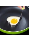 Metal Kalp Omlet Krep Kalıbı