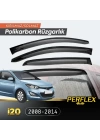 Perflex Polikarbon Kırılmaz Rüzgarlık V2 Düz Hyundai İ20 2008-2014