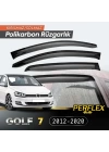 Perflex Polikarbon Kırılmaz Rüzgarlık V2 Düz Vw Golf 7 2012-2020