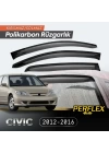 Perflex Polikarbon Kırılmaz Rüzgarlık V2 Mugen Honda Civic 2001-2006