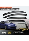 Peugeot 206 2d (tek Kapı) 1999-2008 Cam Rüzgarlığı V2 Düz