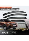 Peugeot 3008 2016+ Cam Rüzgarlığı V2 Düz