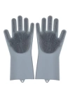 Sihirli Isıya Dayanıklı Silikon Çok Amaçlı Bulaşık Eldiven Fırçası Magic Gloves