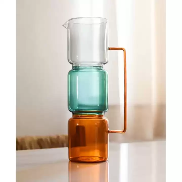 1670 Ml Renkli Cam Sürahi
