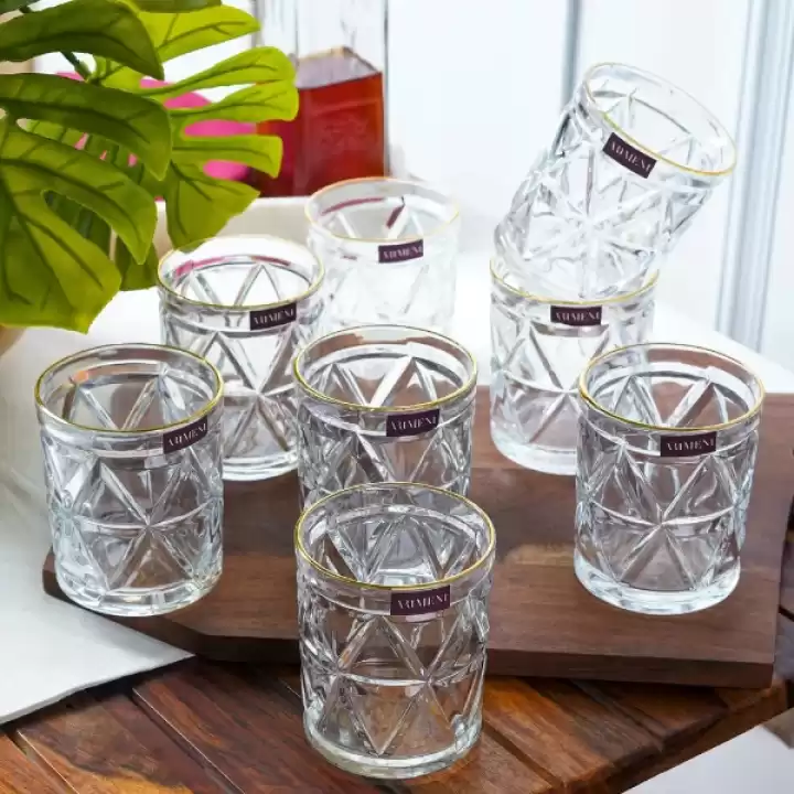 6lı Kristal Meşrubat Bardağı 300 Ml