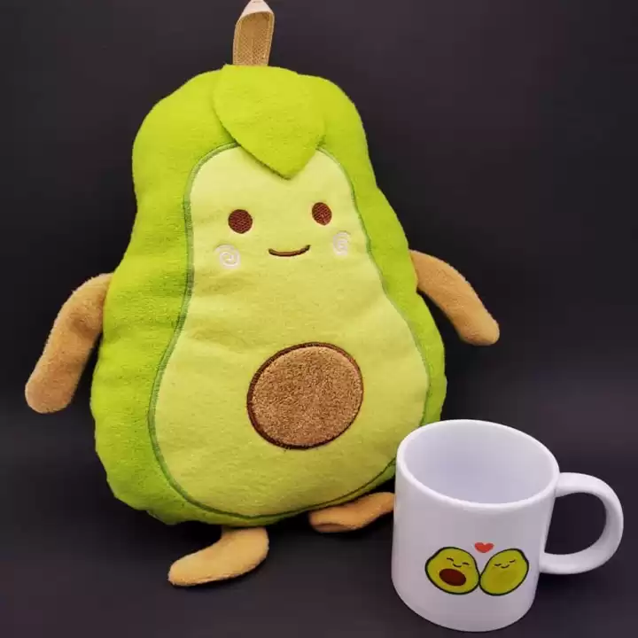 Avokado Yastık Ve Kupa Seti