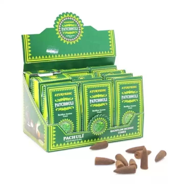Ayurvedic Konik (geri Akış) Tütsü Patchouli Aromalı