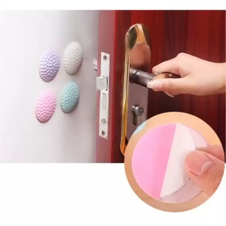 Çok Amaçlı Silikon Kapı Duvar Koruyucu Tampon - 4lü Paket