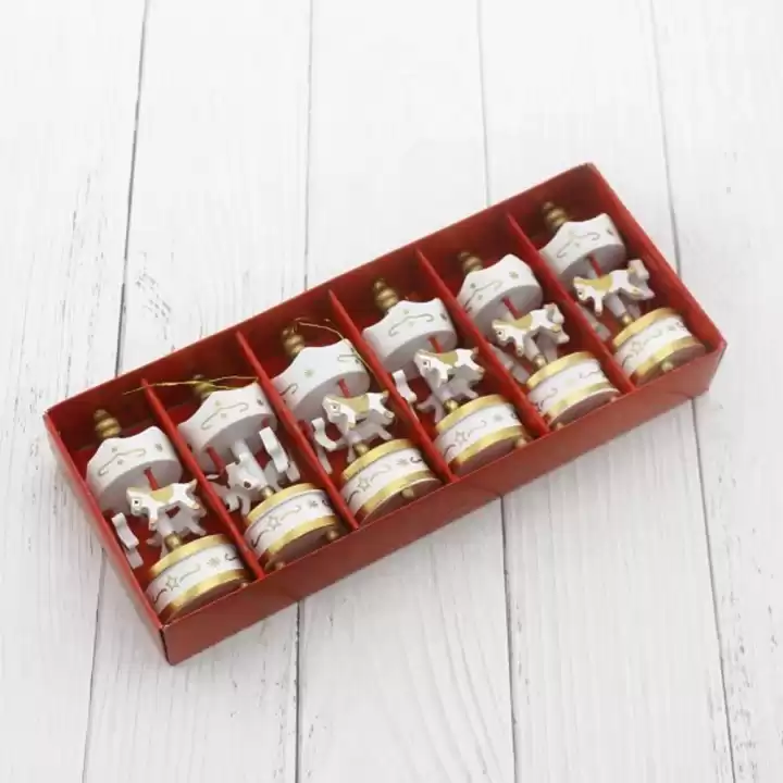 Dekoratif 6lı Beyaz Mini Atlı Karınca
