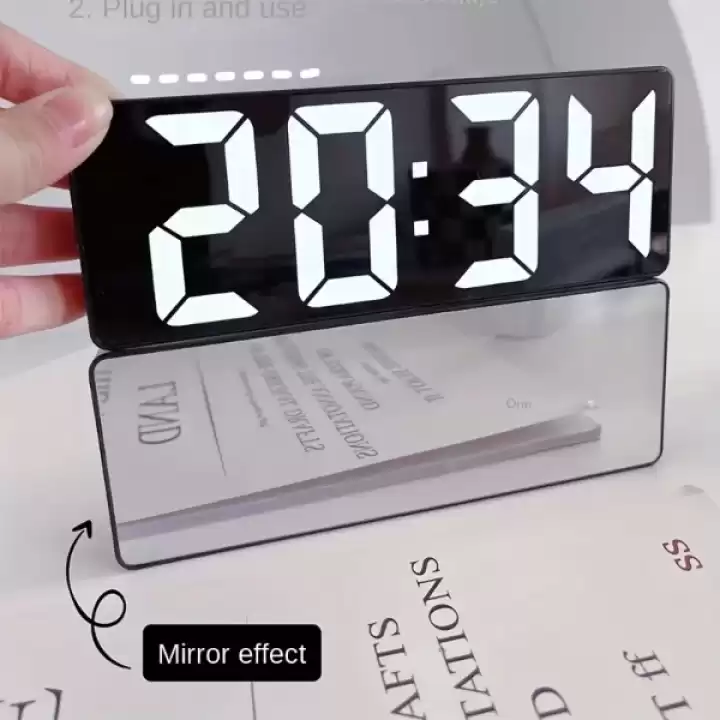 Dijital Sese Duyarlı Alarmlı Masa Saati
