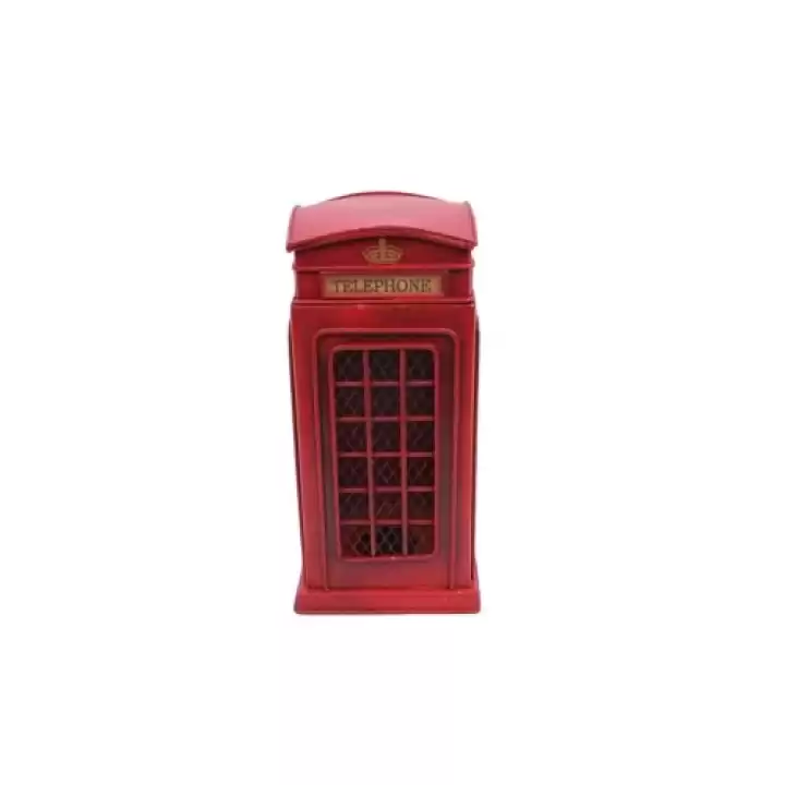 El Yapımı Londra Telefon Kulübesi Kumbara