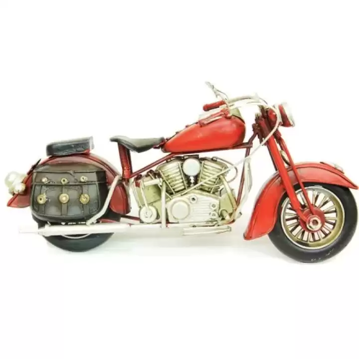 El Yapımı Metal Motosiklet Maketi