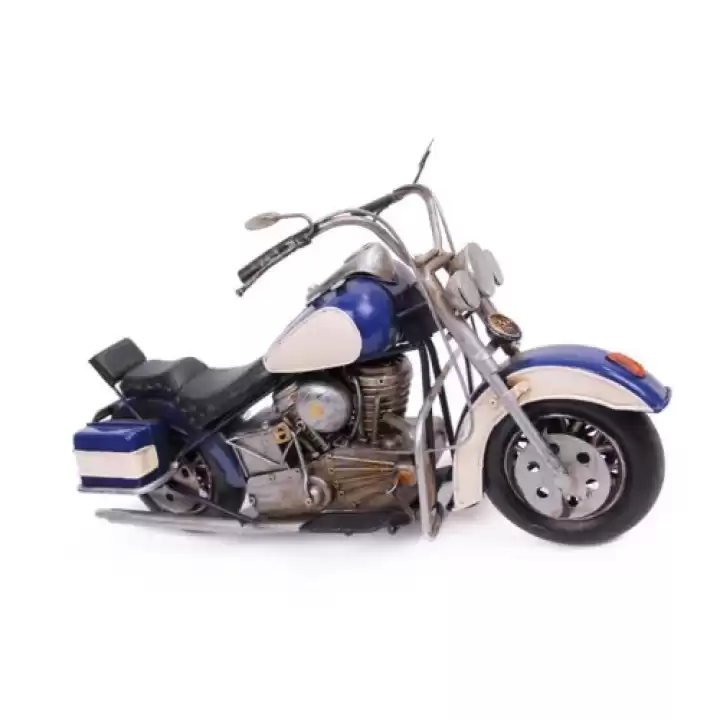 El Yapımı Metal Motosiklet Maketi