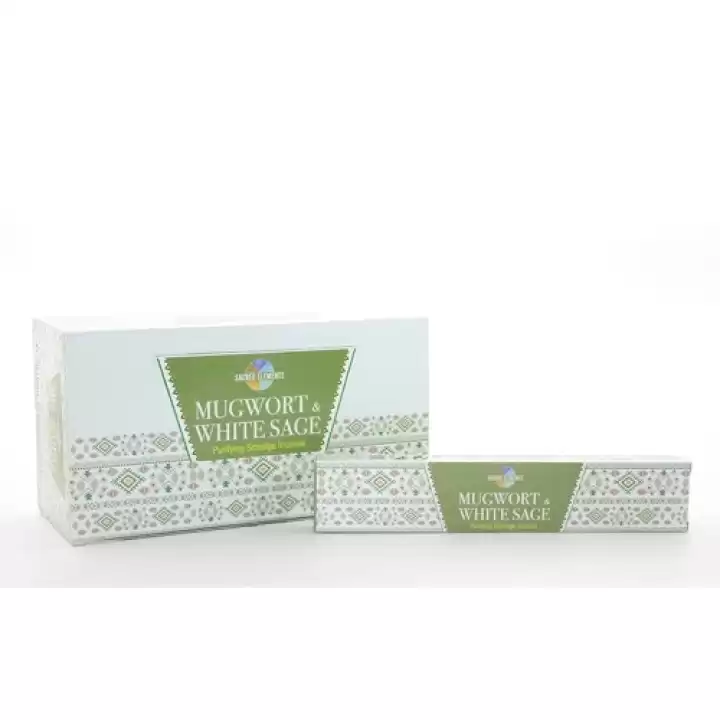 Hem Sacred Elements Mugwort &amp; White Sage Masala Aromalı Çubuk Tütsü