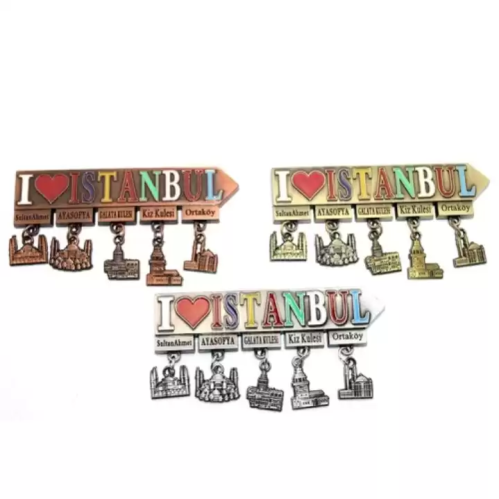 İstanbul Temalı Metal Magnet Model 7