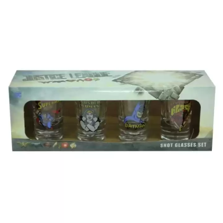 Justice League Yenilmezler Mini Bardak Seti