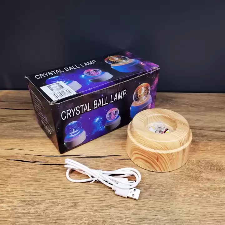 Kalp İçinde Gül Tasarımlı Dönen Cam Küre
