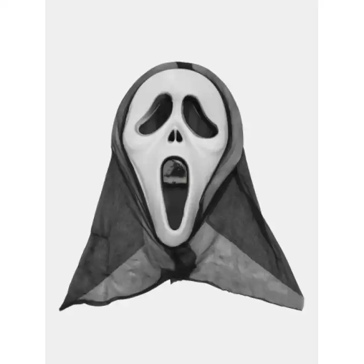 Kapşonlu Çığlık Maskesi Scream Maskesi 33x21 Cm