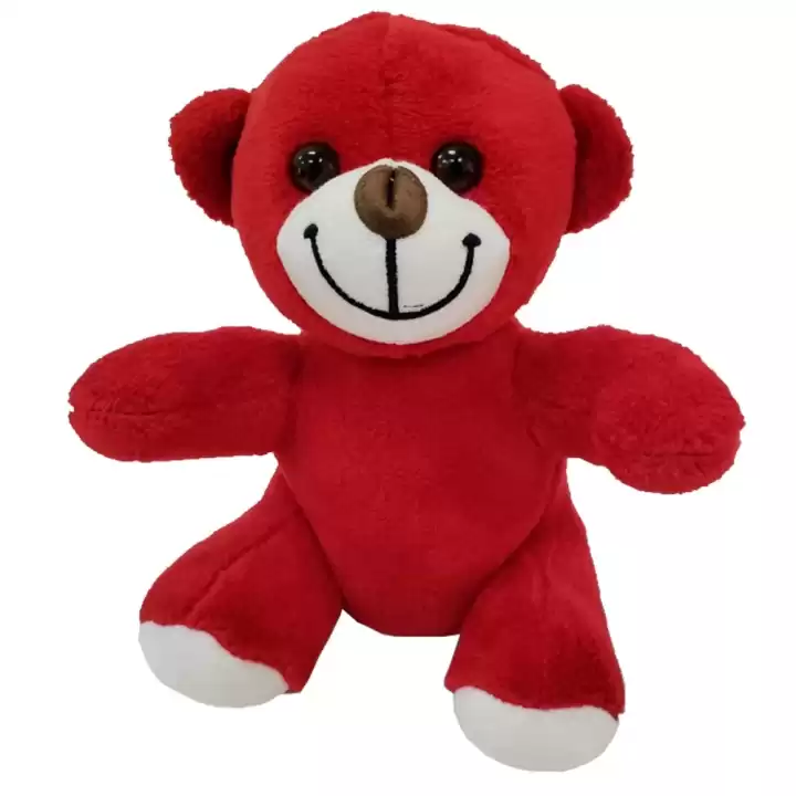 Kırmızı Peluş Oyuncak Ayıcık