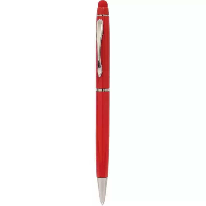 Kırmızı Touchpen Metal Kalem