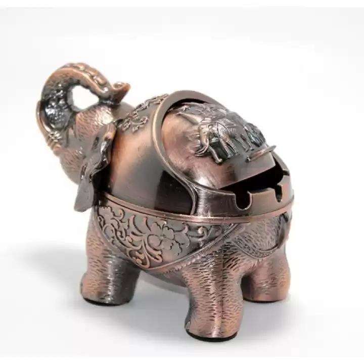 Metal Fil Figürlü Küllük Model 2