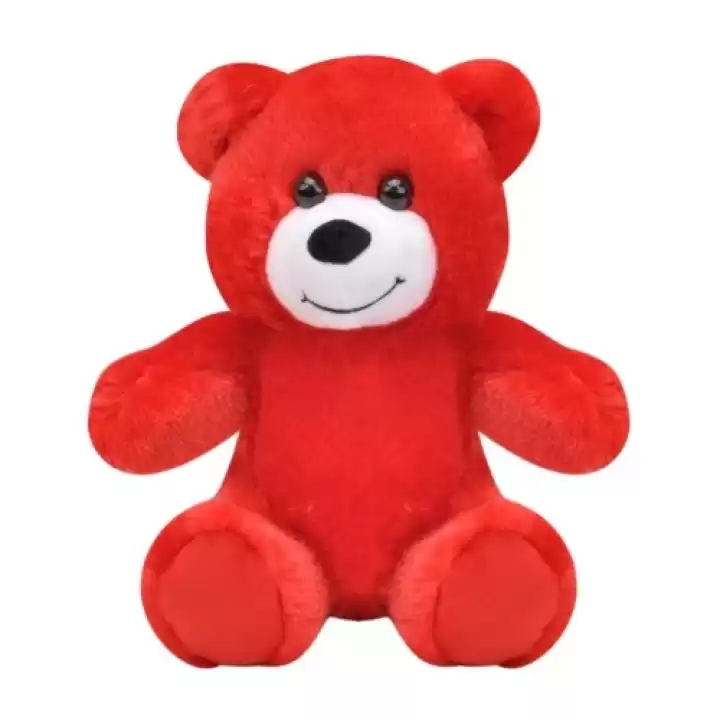 Peluş Ayı Oyuncak 20 Cm Kırmızı