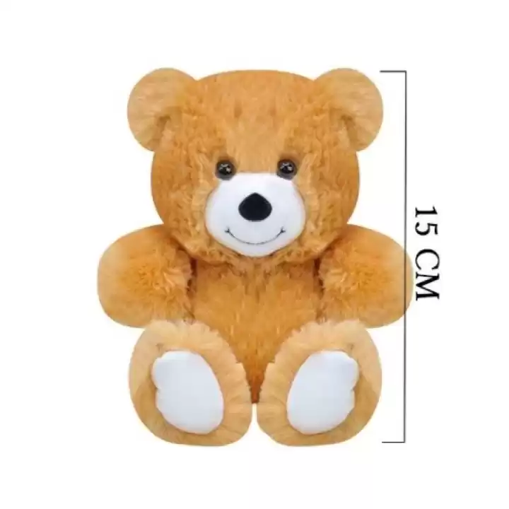 Peluş Oyuncak Ayı 15 Cm Kahverengi