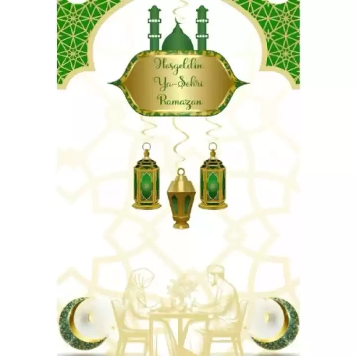 Sarkıt Ramazan Süsü Yeşil - Hoşgeldin Ya Şehri Ramazan