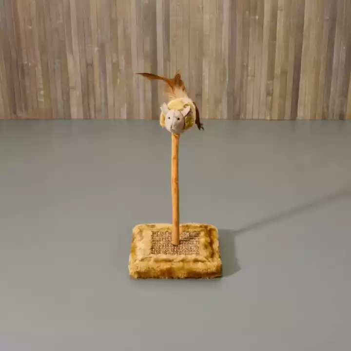 Sesli Oyuncaklı Kedi Tırmalama Tahtası