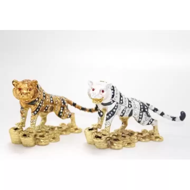 Swarovski Taşlı Tekli Leopar Model 2