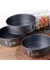 3lü Kelepçeli Kek Kalıbı Seti