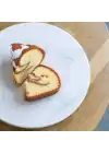 Akayev Mermer 25 Cm Altın Boncuk Ayaklı Beyaz Yuvarlak Sunum Tabağı