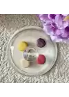Akayev Mermer 25 Cm Beyaz Cam Fanus