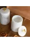 Akayev Mermer Beyaz Ela 3lü Baharatlık
