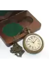 Ahşap Kutulu Pirinç Köstekli Saat Model 5