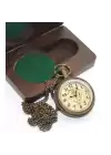 Ahşap Kutulu Pirinç Köstekli Saat Model 6