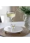 Akayev Mermer 20 Cm Beyaz Altın Boncuk Ayaklı Geyik Sunum Tabağı