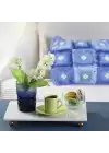 Akayev Mermer Beyaz 30x15 Cm Altın Boncuk Ayaklı Sunum Tabağı